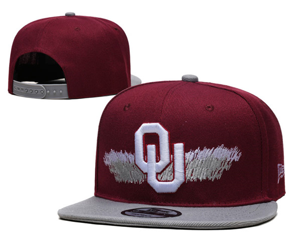 Oklahoma Sooners Stitched Snapback Hats 004